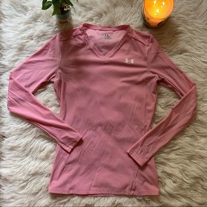 Pink under armor thermal shirt